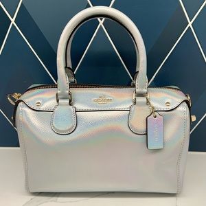 NWOT Coach Mini Bennett Hologram (Holographic Iridescent Leather) F37597